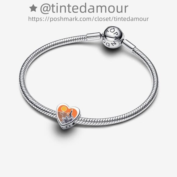 Pandora Nebraska Heart Charm|Pendant - Picture 2 of 2